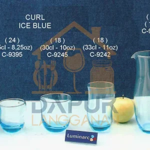 Cooler Glass - Cooler Curl Ice Blue