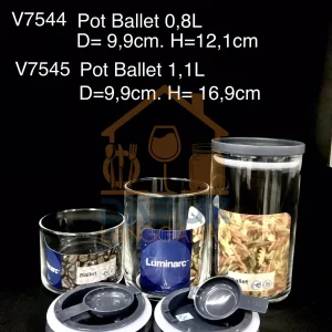 Toples - Toples Luminarc seri pot Ballet