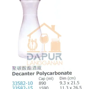 Decanter polycarbonate