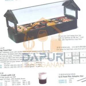Table Top Food Bar - Classic Crock with Lid