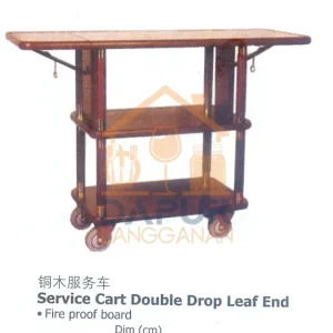 Service Cart Double Drop Leaf End (26038)