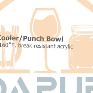 Pebbled Pedestal Champagne Cooler_Punch Bowl (26550)