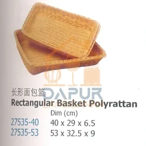 Rectangular Basket Polyrattan