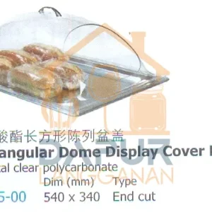 Rectangular Dome Display Cover End Cut (27645)
