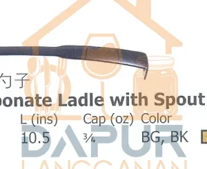 Polycarbonate Ladle with Spout both Side (28312)