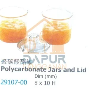 Polycarbonate Jars and Lid (29107)