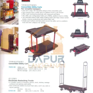 Convertible Utility Cart and Stockmate Restocking Truck (70092)