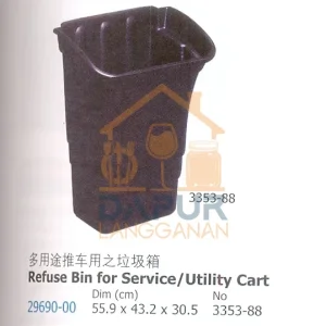 Refuse Bin for Service_ Utility Cart (29690)