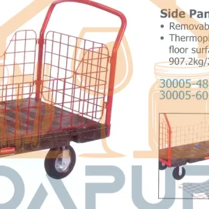 Side Panel Platform Truck 2 Cross Bar
