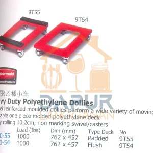 Steel reinforced moulded dollies perform a wide variety of moving task