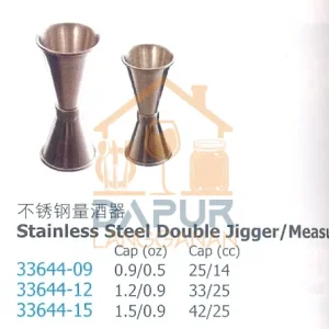 Stainless Steel Double Jigger_Measure (33644)