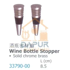 Wine Bottle Stopper Solid chrome brass (33790)