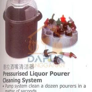 Pressurised Liquor Pourer Cleaning System