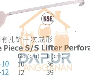 S/S Lifter Perforated in One Piece