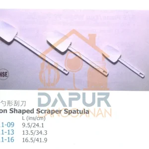 Spoon Shaped Scraper Spatula (52211)