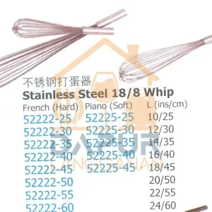 stainless Steel 18/8 Whip