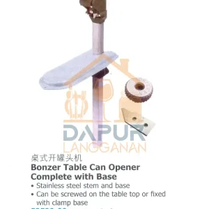 Can be screwed on the table top or fixed (52520)