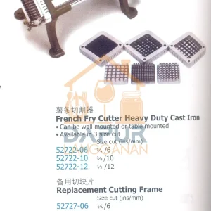 French Fry Cutter Heavy Duty Cast Iron (52722)