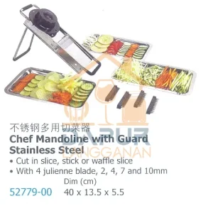 Cut in slice, stick or waffle slice (52779)