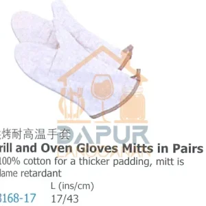 Grill and Oven Gloves Mitts in Pairs (53168)
