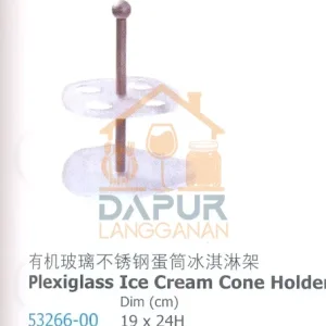 Plexiglass Ice Cream cone Holder