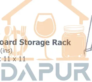 S_S Cutting Board Storage Rack (55168)
