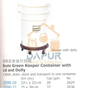 Wash, drain, store and transport in one container (55590)