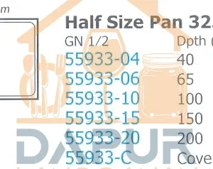 Half Size Pan 325 x 265 mm