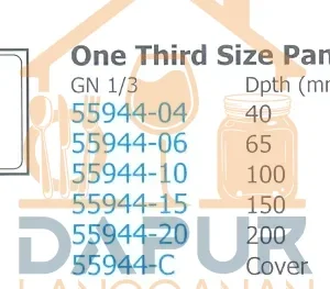 One Third Size Pan 325 x 176 mm