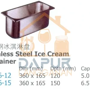 Stainless Steel Ice Cream (56186)