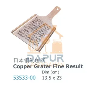 Copper Grater Fine Result