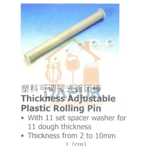 Plastic Rolling Pin (60060)