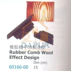 Rubber Comb Wood