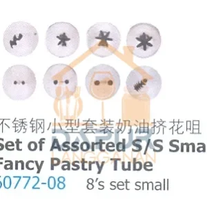 Set of Assorted stainless small Fancy Pastry Tube