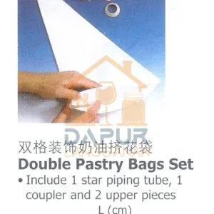 Double Pastry Bags Set (60960)