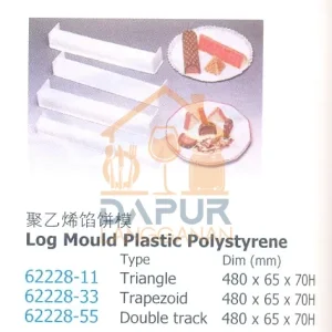 Log Mould Plastic Polystyrene (62228)