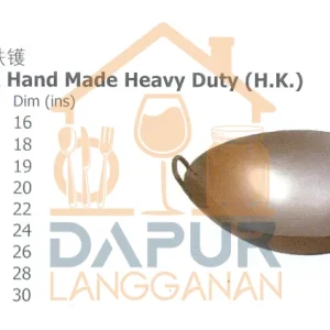 Iron Wok Hand Made Heavy Duty (H.K (65000)
