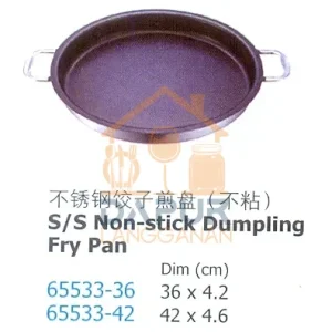 Stainless Steel Non Stick Dumpling Fry Pan