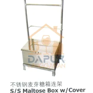 Stainless Steel Maltose Box w/Cover and stand